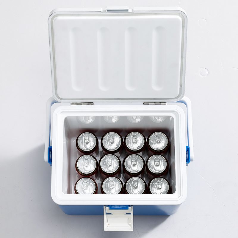 Incubadora de campamento al aire libre refrigeradora congelación de alimentos transporte de hielo cubos de hielo bebidas de pesca fresca cabina 15L