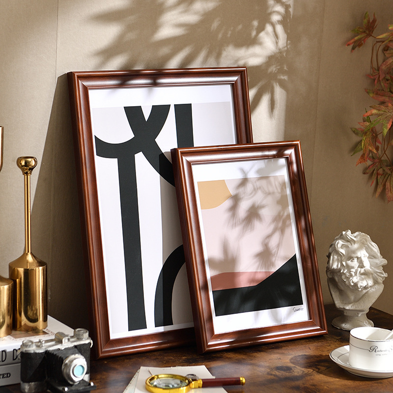 Solid Wood large photo frame wall picture frame mounting 16 18 24 30 32 inch 4K 8K A3