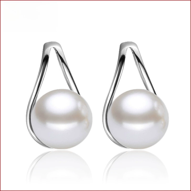 Серьги, серебристый милый модный аксессуар, Aliexpress, подарок на день рождения, оптовая продажа