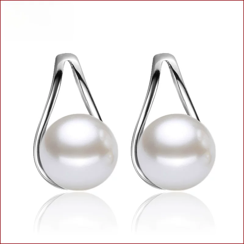 Серьги, серебристый милый модный аксессуар, Aliexpress, подарок на день рождения, оптовая продажа