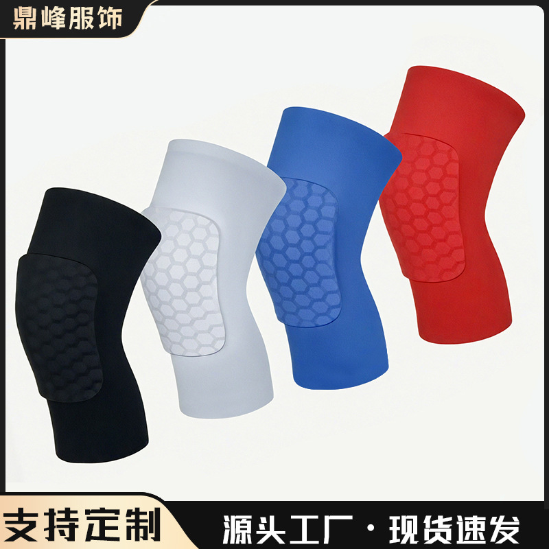 Short Honeycomb Knee Pads for Adults, Thickened Anti-Collision Basketball Protective Gear, Sports Breathable Anti-Slip Football Fall Protection Against Cold