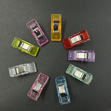 跨境热卖包边定位夹塑料拼布夹缝纫夹手账固定布料DIY手工夹子