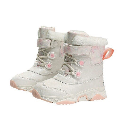 Women's Snow Boots with Fleece and Thick Insulation, Warm Winter Boots for Girls, Men's Warm Outdoor Mid-Calf Boots