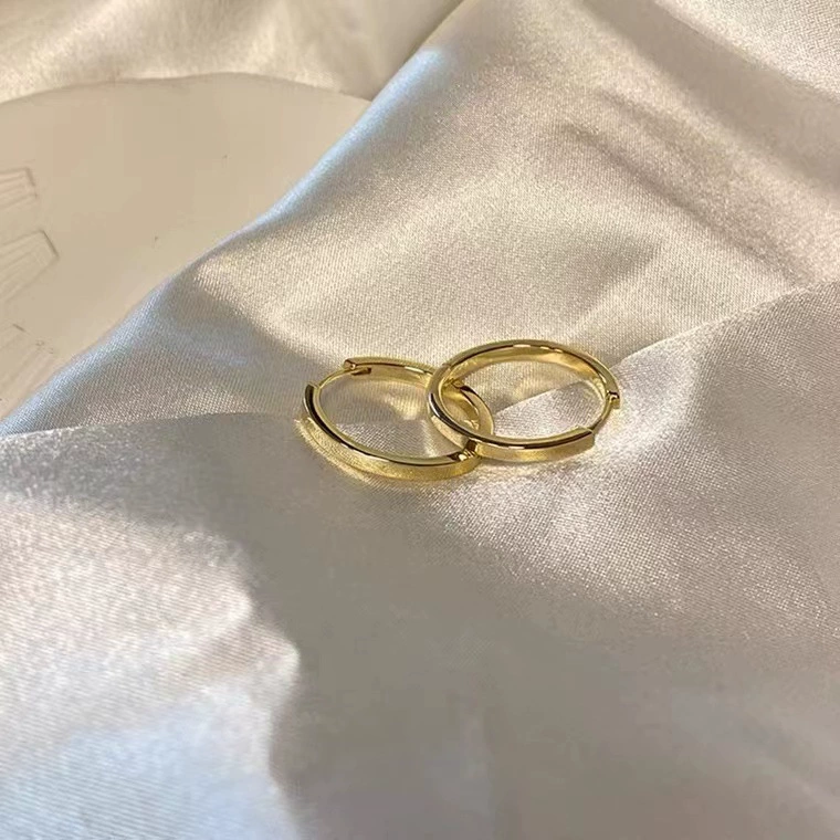Старинные серьги S925 серебряная игла — жемчужина, кольцо и геометрические стили, легкие 0.005 кг