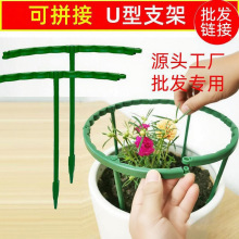 蟹爪兰支架多层双层园艺花架植物爬藤架子兰花绿萝防倒护叶支撑架