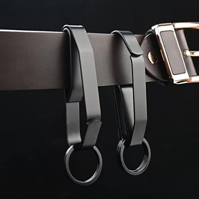 Cross-Border Stainless Steel Edc Outdoor Hanging Buckle Waist Keychain Large Size Key Clip Wear Belt Insert Belt Buckle Cross-Border Stainless Steel Edc Outdoor Hanging Buckle Waist Keychain Large Size Key Clip Wear Belt Insert Belt Buckle