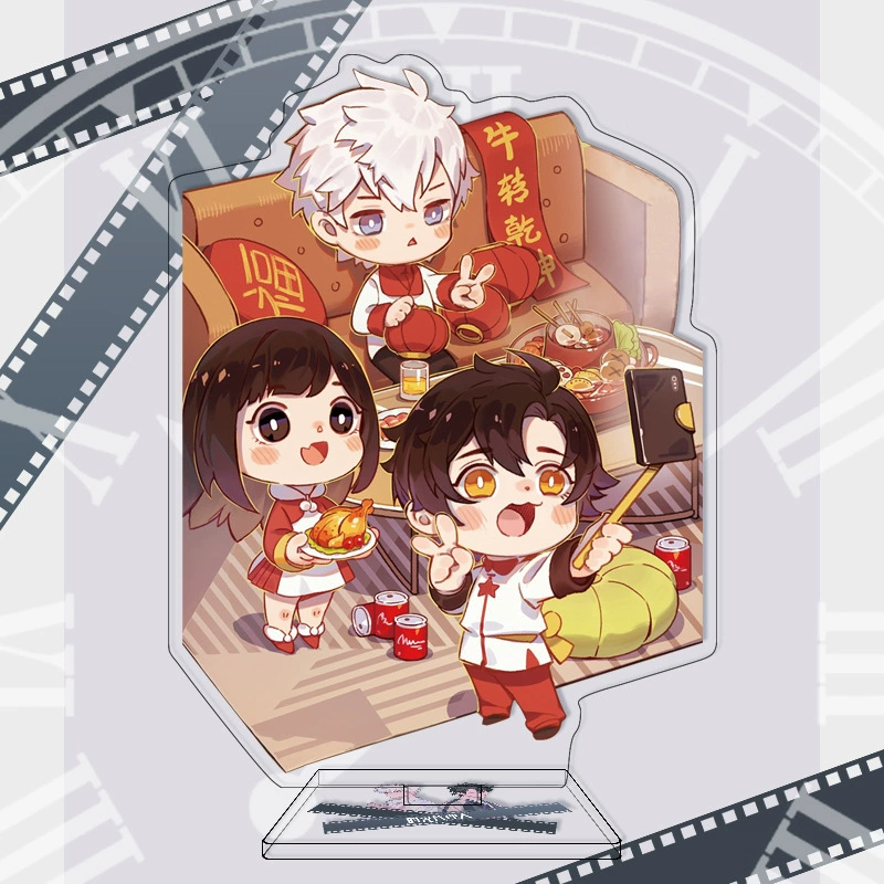 [埘 立 玳䧉 玳䧉 【高] Height 16cm thick 4mm anime acrylic large setting license plate distribution D system