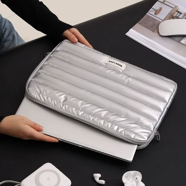 Laptop Inner Bag, Large Capacity, Thickened, Shock-Resistant Computer Bag, Portable Storage Bag for Business Trips and Travel, Computer Protective Case