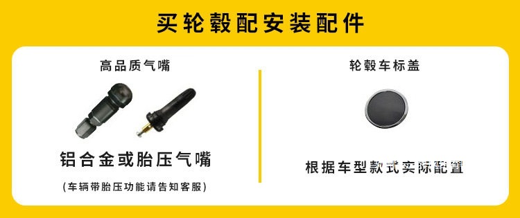 Yunjie15/ 16inch Modified Wheels Are Suitable for Byd Seagull, Black Cat, Fit, Fengfan, Gori, Vios, and Yaris