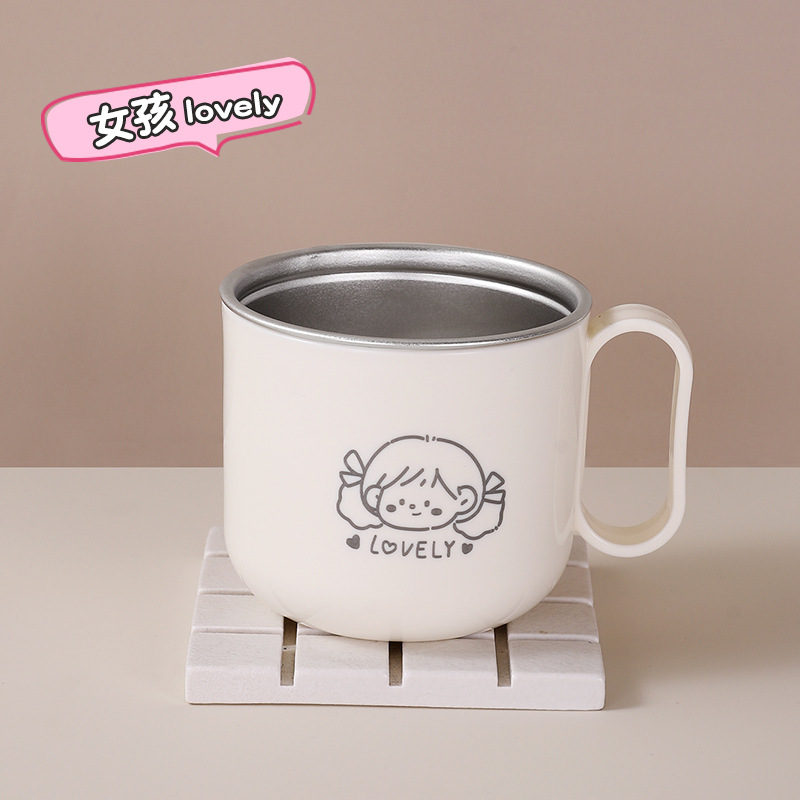 Børne tandbørsteholder i rustfrit stål til tandkrus_voghion.com