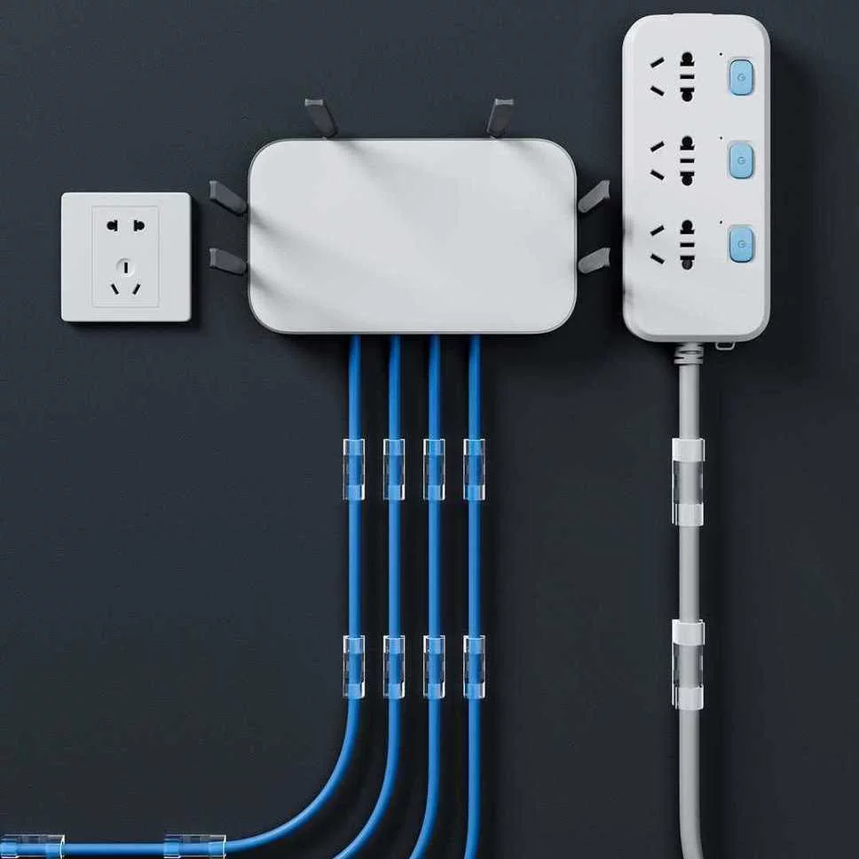 Putting fixed fixed -punching non -traceless wall plug -in socket socket wire storage thousands of energy fixed threader