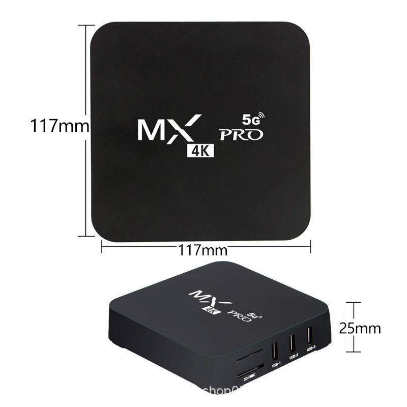 Фабричный MXQ 4K торговый ТВ-бокс, новая умная телевизионная приставка для внешней торговли