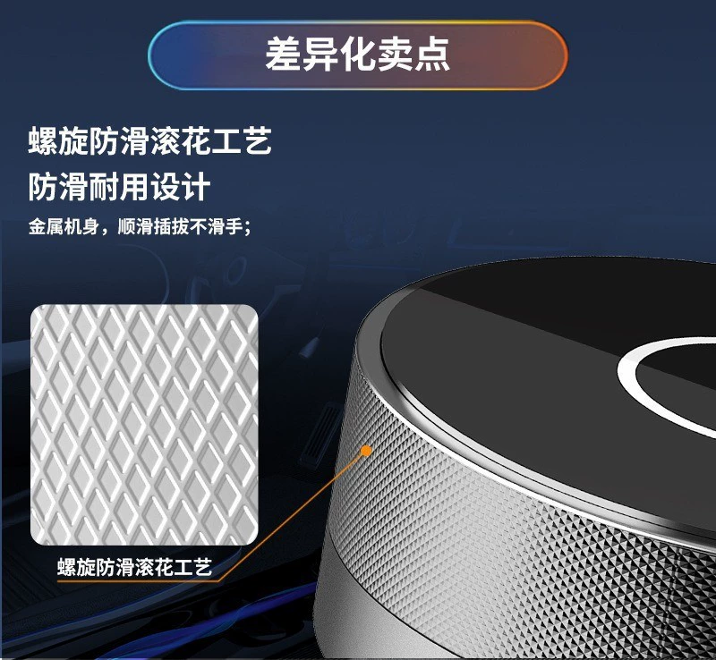 Cross-border private model wireless carplay adapter round car interconnection box Android Autocarplay box
