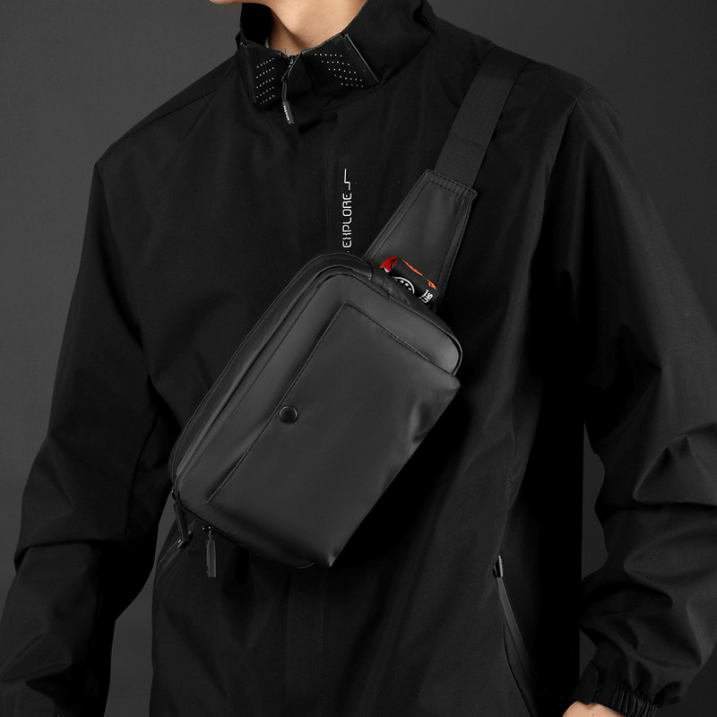 WEPOEWR nuevo bolso de pecho de moda, bolso de cintura portátil para hombres, bolso de hombro simple, bolso de tendencia callejera