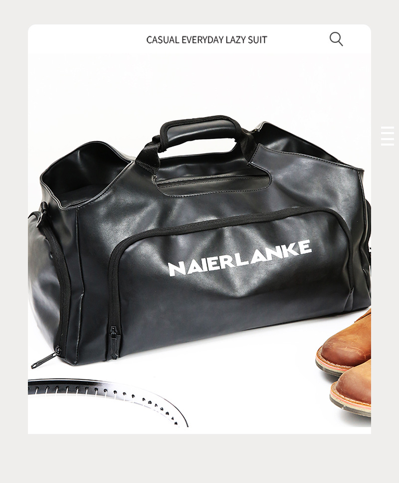 Sac de voyage grande capacité avec compartiment chaussures_voghion.com