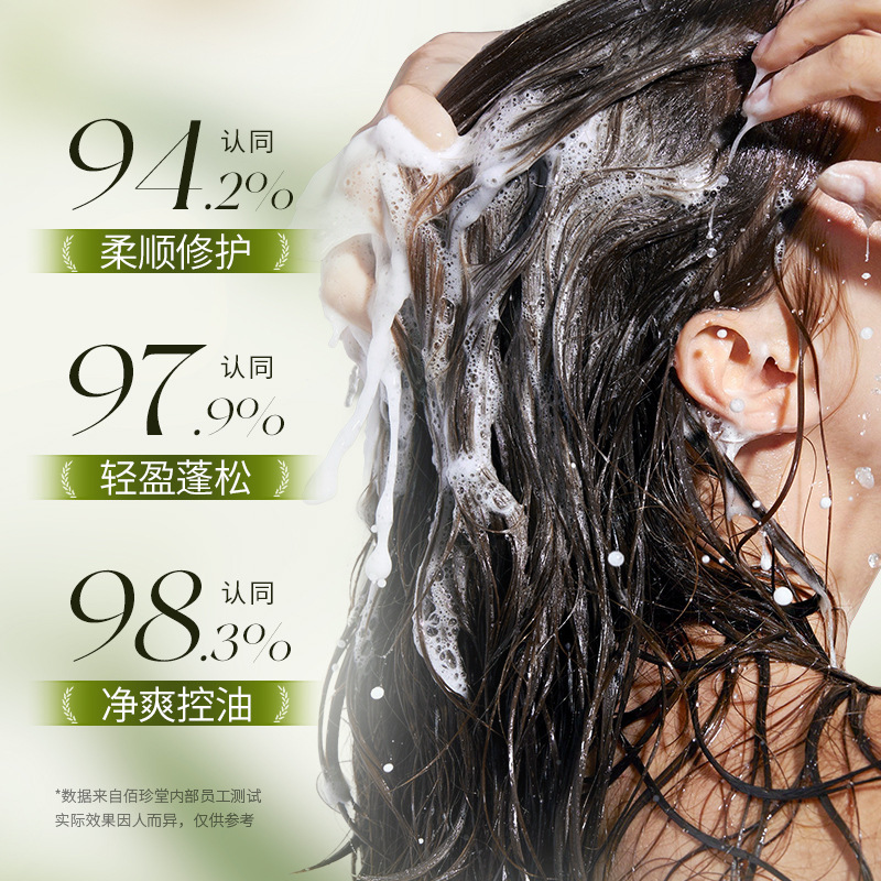 Baizhentang, nutritivo y reparador, anti-rotura del cabello, champú de fragancia para la pausa del té al atardecer, champú de control de aceite esponjoso de limpieza profunda image 4