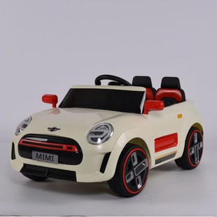 Children's Electric Car Four-Wheel Male and Female Kids Baby Remote Control Car Can Sit on Four-Wheel Drive Toy Car Charging Stroller Others
