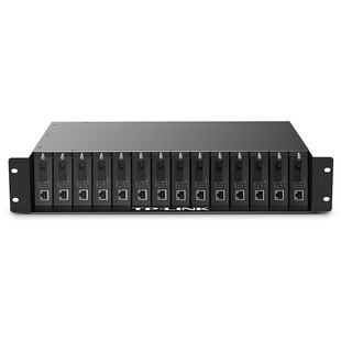 TP-LINK TL-FC1420 power supply stable power supply optical fiber transceiver machine slot rack mounting frame 2U
