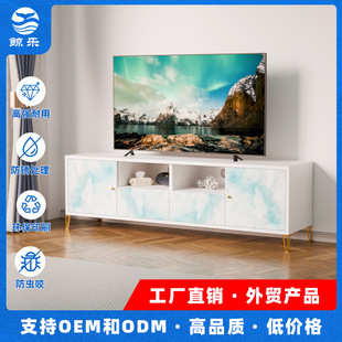 Cross-Border Home Iron Art Living Room Tv Cabinet Modern Simple High-End Steel Storage Storage Integrated Tv Cabinet