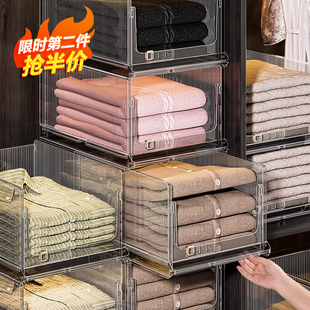 ♤ Drawer-Type Storage Layered Partitions for Home Wardrobes to Divide and Freely Combine Bedroom Clothing Storage Racks
