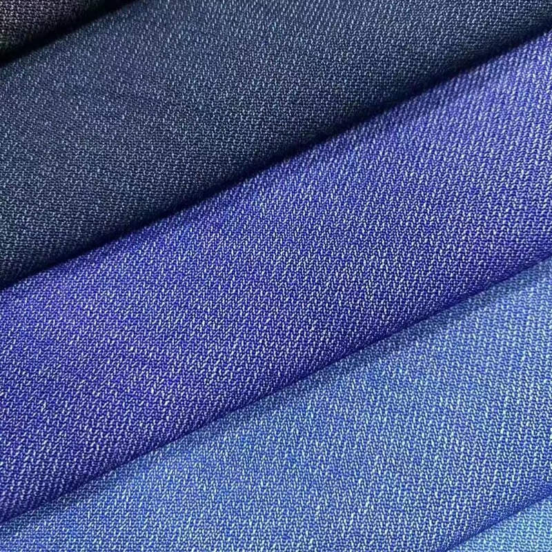 Denim fabric high elastic garbled imitation denim fabric does not fade autumn and winter tight casual pants coat fabric Denim fabric high elastic garbled imitation denim fabric does not fade autumn and winter tight casual pants coat fabric