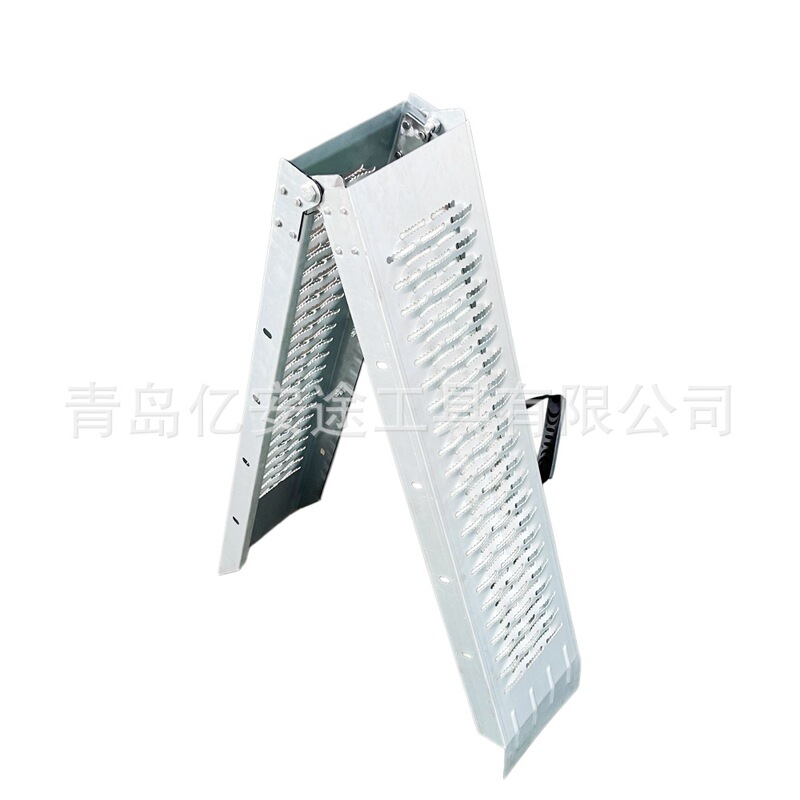 Wholesale Motorcycle Transport Loading and Unloading Trailer Rack Step Ramp On-Board Extended Ramp Ladder Folding Ramp