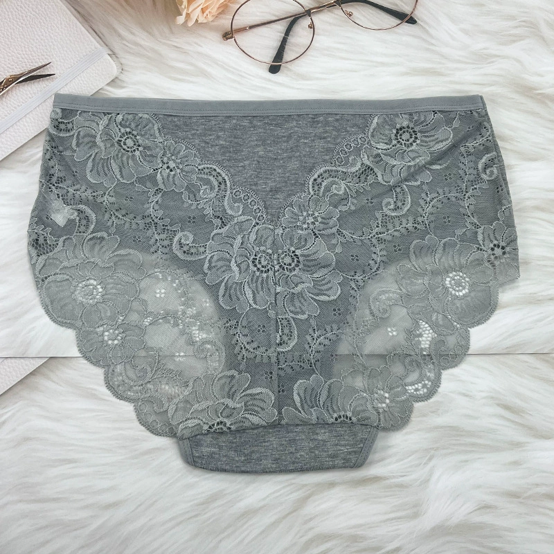 Sexy lace pants, comfortable breathable waist belt, underwear, trousers, high waist, plus size