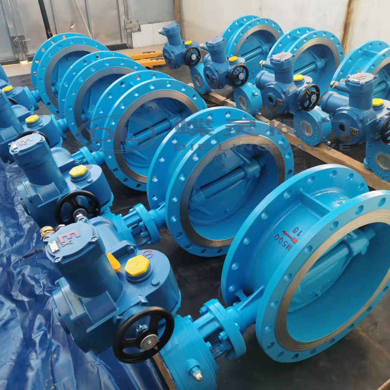 DN100口径矿用防爆电动蝶阀 WSD943F-16C瓦斯用铸钢电动蝶阀