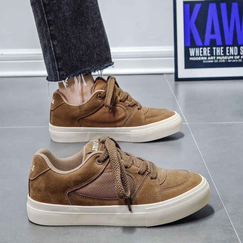 Zapatos de skate para hombres 2025 primavera nuevos zapatos de hombre zapatos deportivos casuales coreanos universal nicho popular zapatos de lona al por mayor transfronterizos