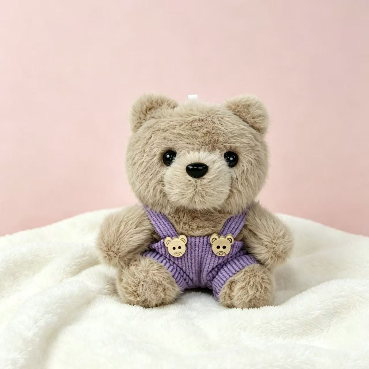 Vestido osos llaveros muñecas de peluche camisetas pantalones mochila colgante pequeño regalo colgante muñeca de peluche