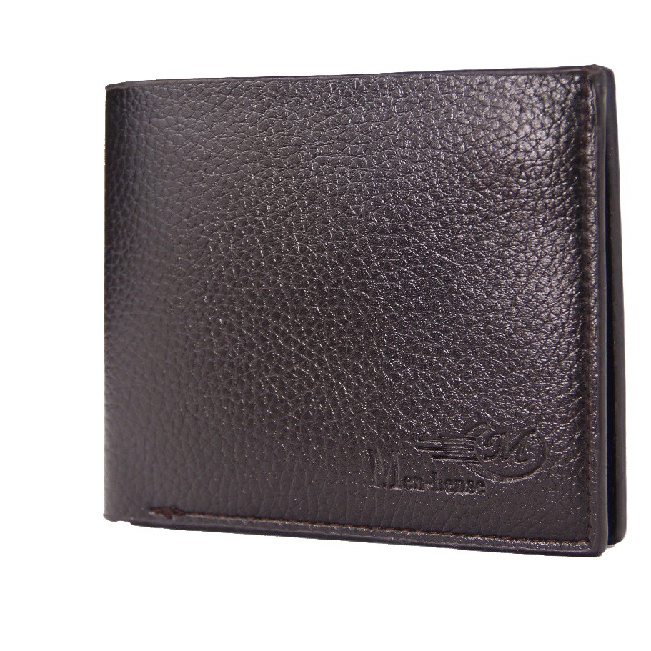 Men's wallet litchi pattern solid color PU wallet five yuan shop new casual change clip