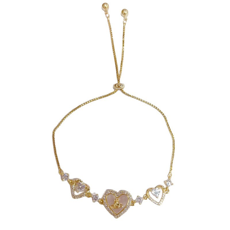 Moda de nicho, personalidad única, tendencia, pulsera de circón, diseño de todo fósforo de lujo ligero para mujer, joyería de sentido simple y avanzado al por mayor