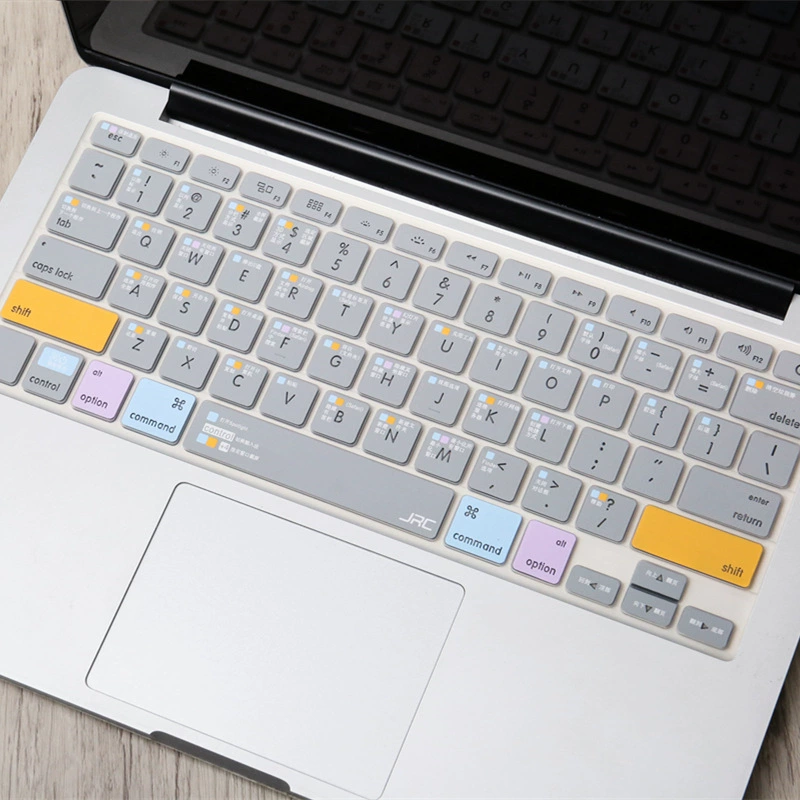Накладка‑клавиатура (Apple) для MacBook Air/Pro — коралловая, серая, «звёздная» чёрная; для многих моделей