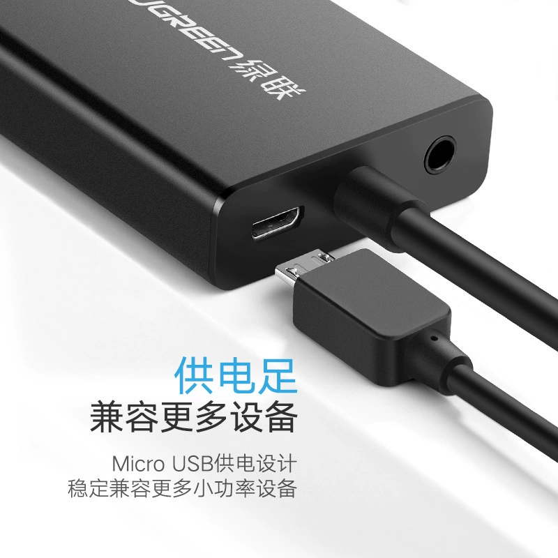 Переходник-конвертер HDMI на VGA с аудио и видео, для компьютера/TV-бокса, подключение проектора/дисплея