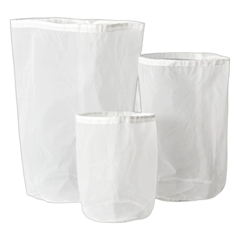 Готовый к использованию цилиндрический нейлоновый фильтр для пива, молока, соков, напитков, пресс-фильтр, сетчатый фильтр для кофе, для защиты от засорения.