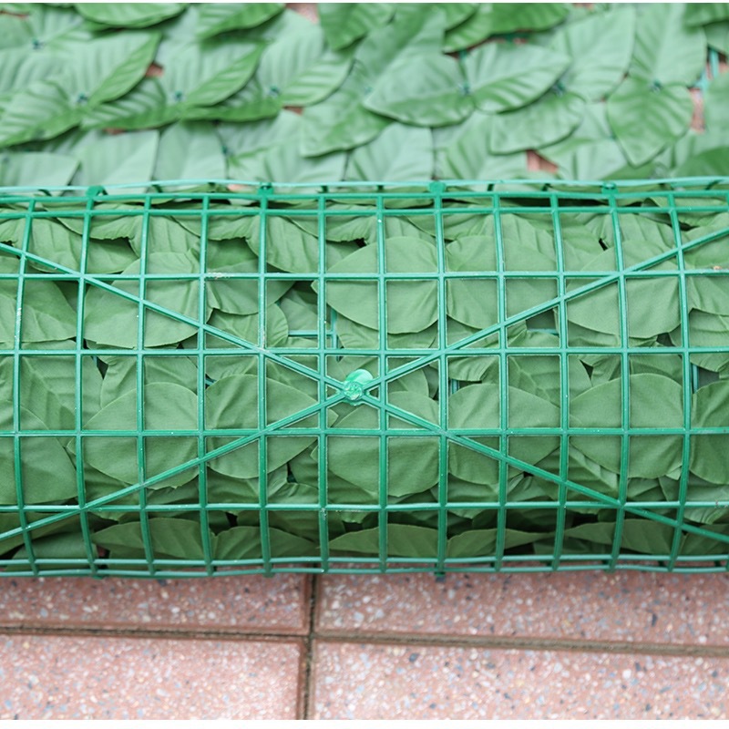 Simulated fence climbing ivy fake leaves green plant outdoor balcony railing fence barrier ceiling sunshade decoration