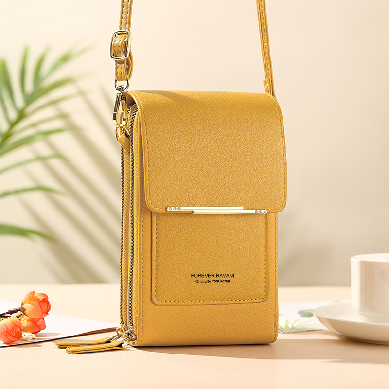 La bolsa para teléfono móvil puede ser una bolsa de mensajero con pantalla táctil para damas multifunción de gran capacidad Botón de bolsa de comercio exterior transfronterizo Bolsa para teléfono móvil al por mayor