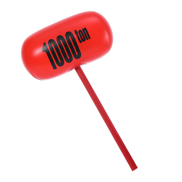 Big interactive cartoon hammer