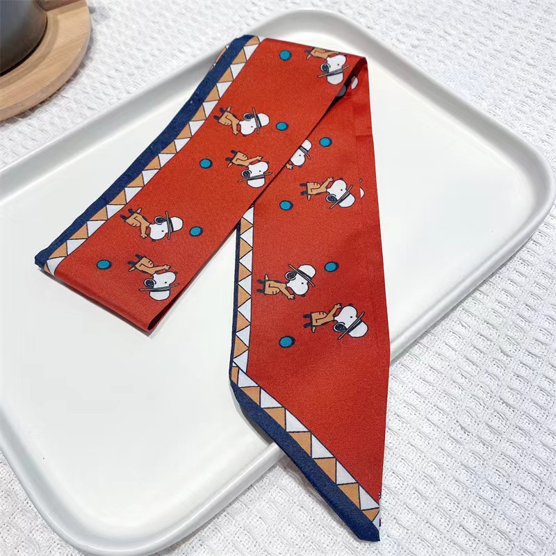 Красная повязка на голову для щенка