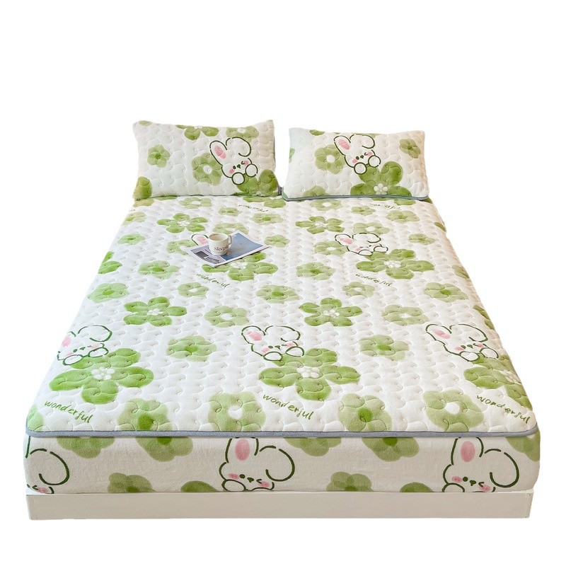 Clase A nuevo tipo de cama de algodón de leche caliente, cama de invierno más gruesa, colchón de cama de algodón caliente, cojín de algodón más cama de algodón