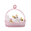 Caomei woven basket cat sound controlling simulation cats will scream, hot -selling products of hot selling baskets, basket simulation cats