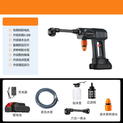 Car washing machine — from the Manufacturer: 15Th Generation - comes-with-five-battery-packs-paper-box-14-plunger-private-mold-15th-generation-plastic-rod-six-in-one-long-gun