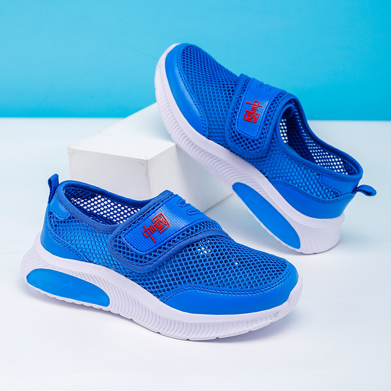 Ultra light children's white sneakers for boys