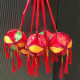 Guangxi Zhuang Hydrangea Features 6cm 8cm Hydrangea Embroidery Cloth Handmade Hydrangea Performance Props