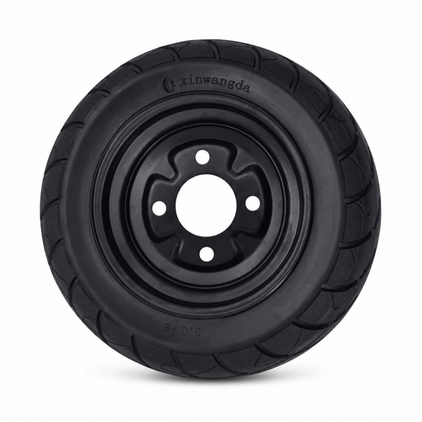Feige Phoenix four-wheel elderly mobility scooter 3.00-8 solid tire electric vehicle 14inch non-inflatable wheel assembly