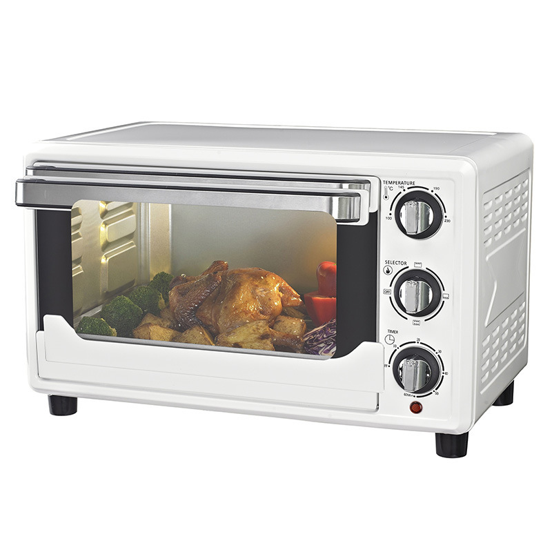 23L negro capacidad media automática multifunción visual Horno de convección sin aceite hogar inteligente image 5