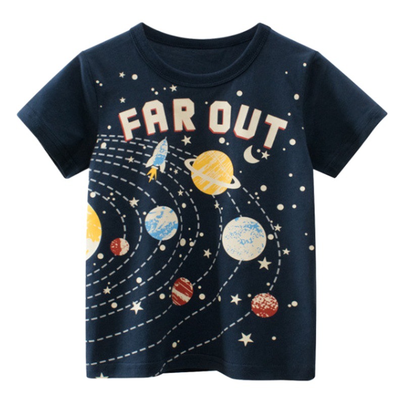 27 niños ropa infantil europea y americana verano nuevos niños Camiseta de manga corta al por mayor fabricante de ropa de bebé un envío