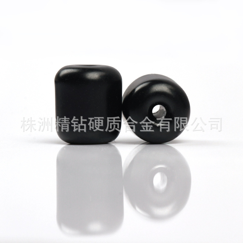 哑光黑圆桶子弹头圆筒钨合金渔坠 卡莱罗那钓钨钢铅坠