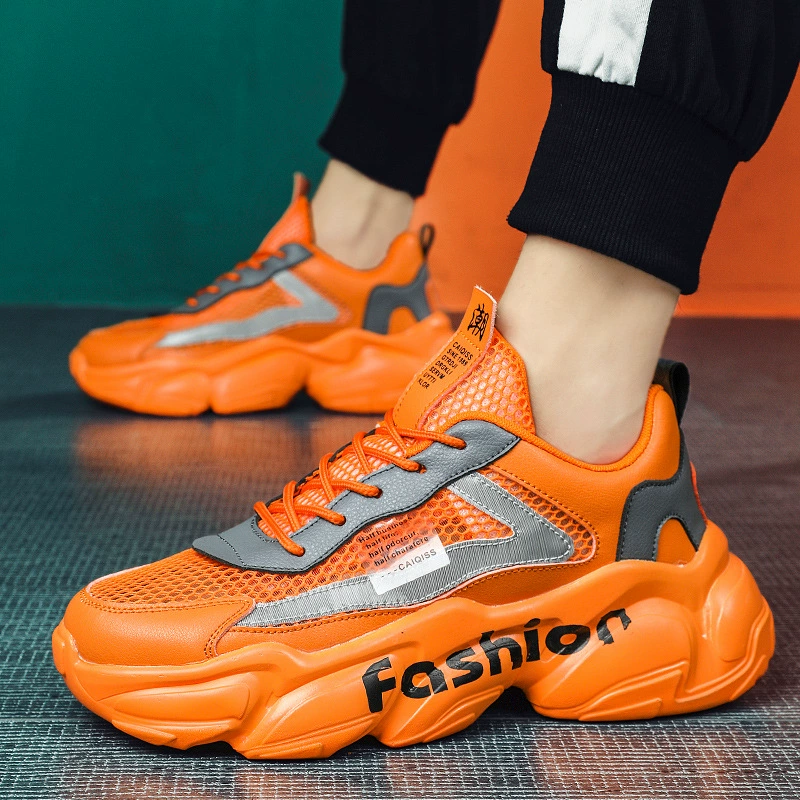 Мужские спортивные кроссовки для лета Dad Shoes 2024 модные новые тенденции дышащие кроссовки средней подошвы для бега мужские кроссовки оптом