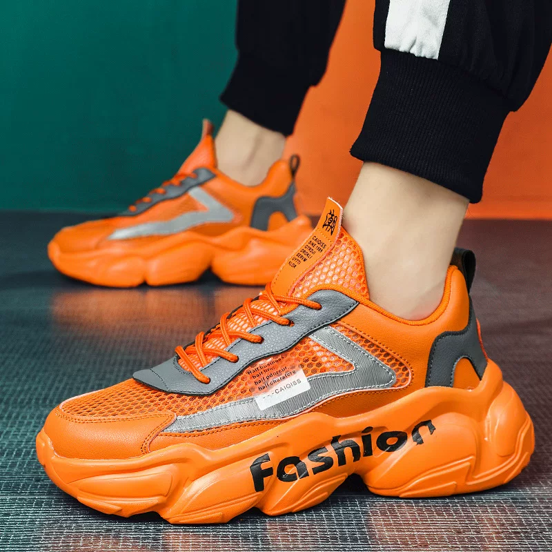 Мужские спортивные кроссовки для лета Dad Shoes 2024 модные новые тенденции дышащие кроссовки средней подошвы для бега мужские кроссовки оптом